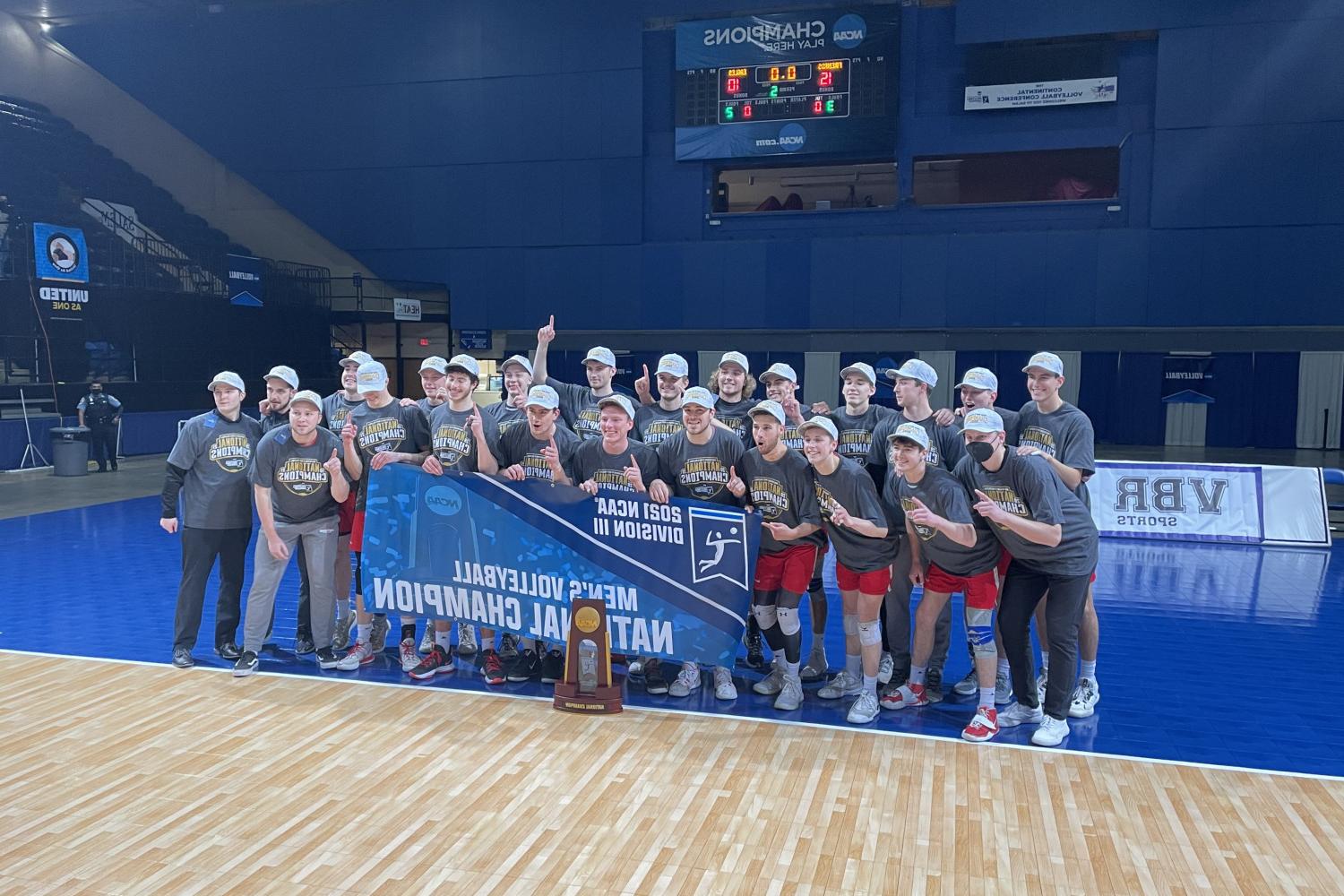 The Carthage Men's Volleyball team won Carthage its first national team championship in April 202...