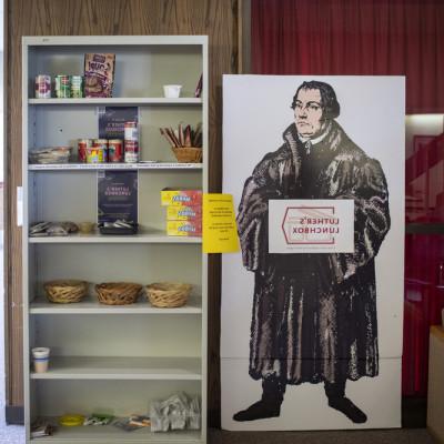 Luther?s Lunchbox is a grab-and-go supplementary meal program for students in A. F. Siebert Chapel.